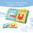 Beiens 3D Soft Cloth Baby Books: Animal and Vehicle Themes, Montessori Educational Toys for Toddler Development